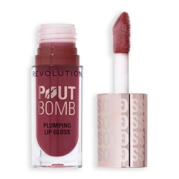 Makeup Revolution Pout Bomb Gloss à lèvres Rosewood Rose Makeup Revolution Pout Bomb Gloss à lèvres Rosewood Rose